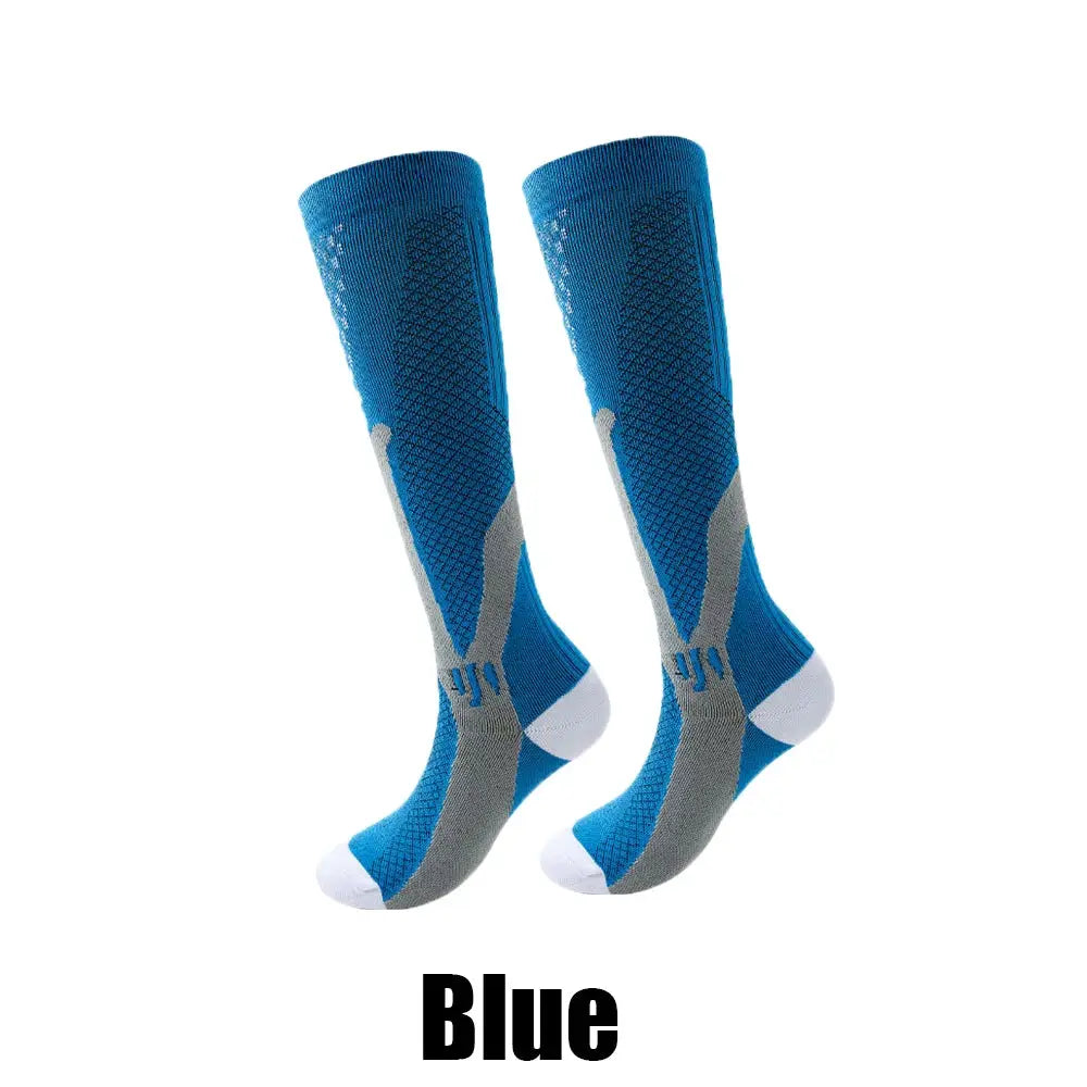 Compression Socks | Crew Height | Unisex Athletic | Graduated Support