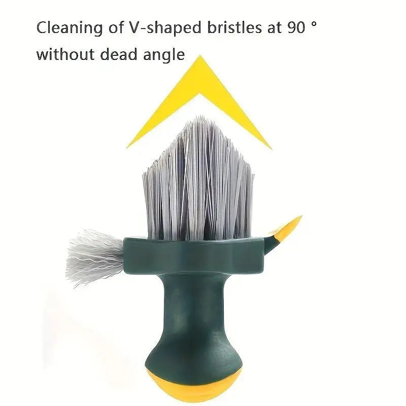 3-In-1 Multi-Function Cleaning Brush Hard Bristle Scrub Brush With Gap Brush T-Handle Grout Cleaner For Bathroom Kitchen Window from PriceLows™