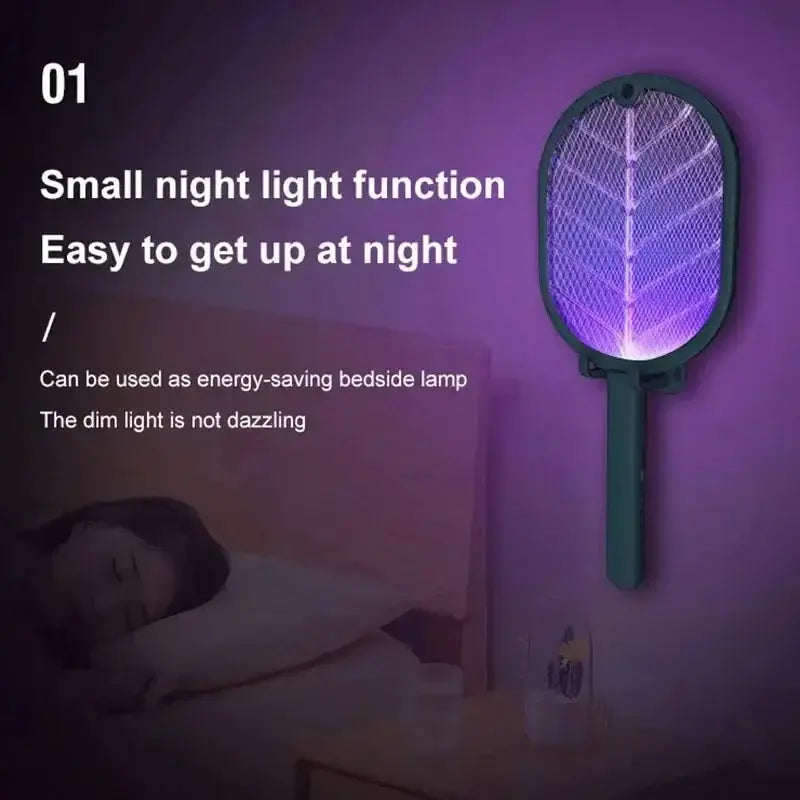 1pc Electric Mosquito Killer Swatter USB Rechargeable Electric Household Safety Mosquito Killer Anti Mosquito Trap from PriceLows™