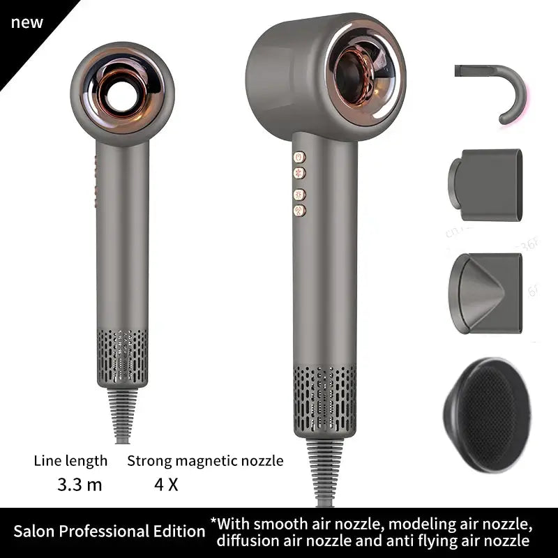 Leafless Hair Dryer | Negative Ion | Brushless Motor | Thermostatic Control
