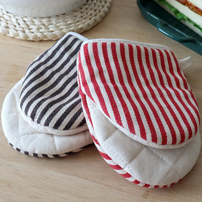 Oven Mitts | Heat Resistant | Striped Pattern | 1 Pc