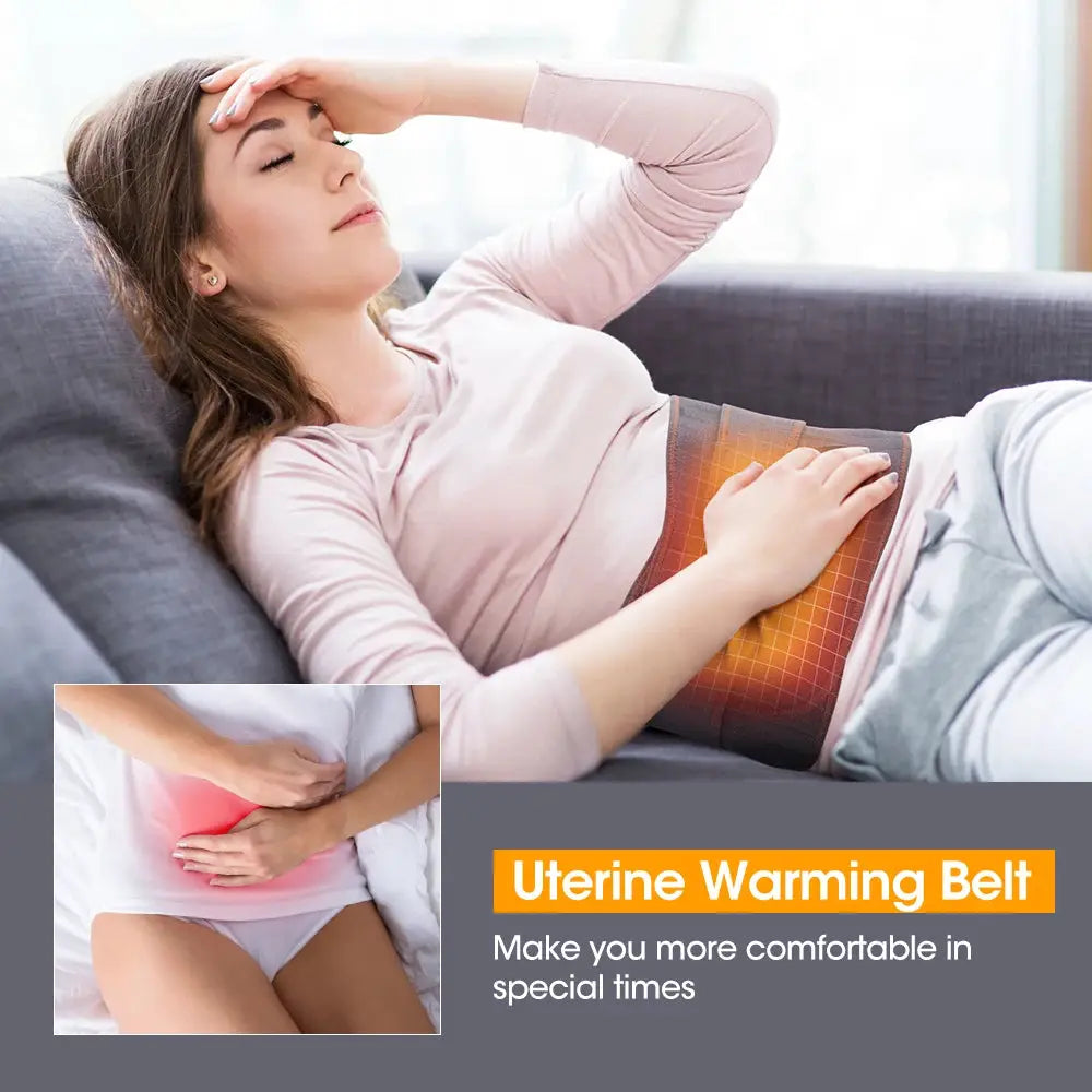 Heated Lumbar Brace | Electric Massager | Office Support | One Size