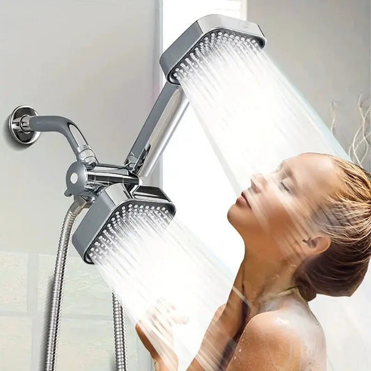 Shower Head Set | Two In One Handheld And Rain | Wall Mounted | With Long Hose from PriceLows™