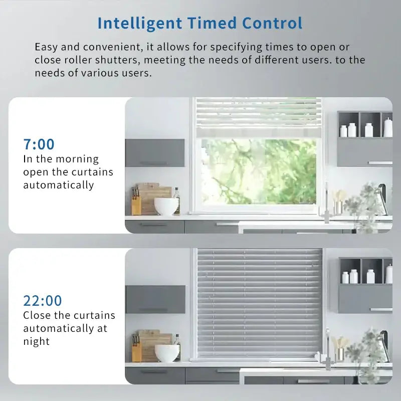 WiFi Electric Blind Roller Motor Silent Motor with Remote APP Voice Control With Alexa Google Home Automation Window Treatments from PriceLows™