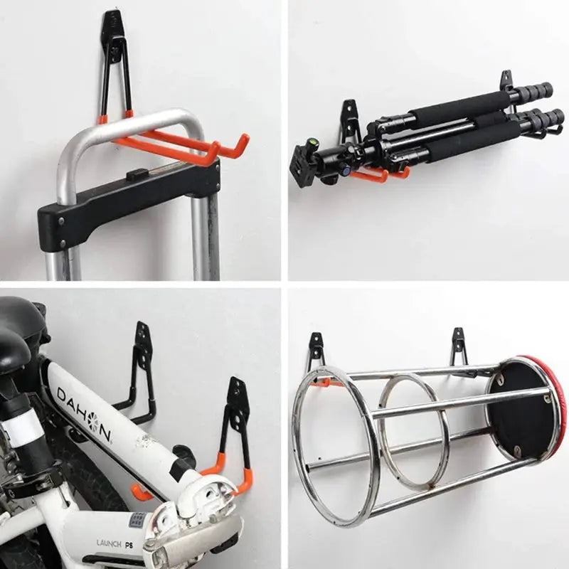 Bicycle Support Bike Wall Mount Hook Stand Parking Holder for Hanging Tools Warehouse Storage Tool Organizer Bike Accessories from PriceLows™