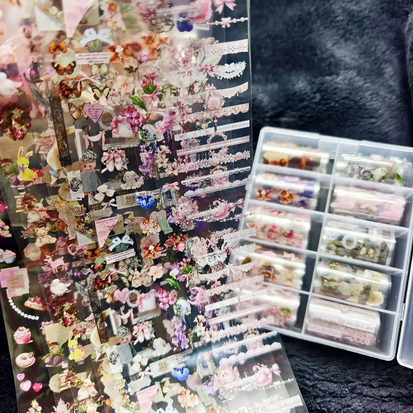 10Rolls Halloween Flower Plaid Angel Marble Bow Nail Foils Transfer Paper Nail Art Stickers Decal Nails Decoration from PriceLows™