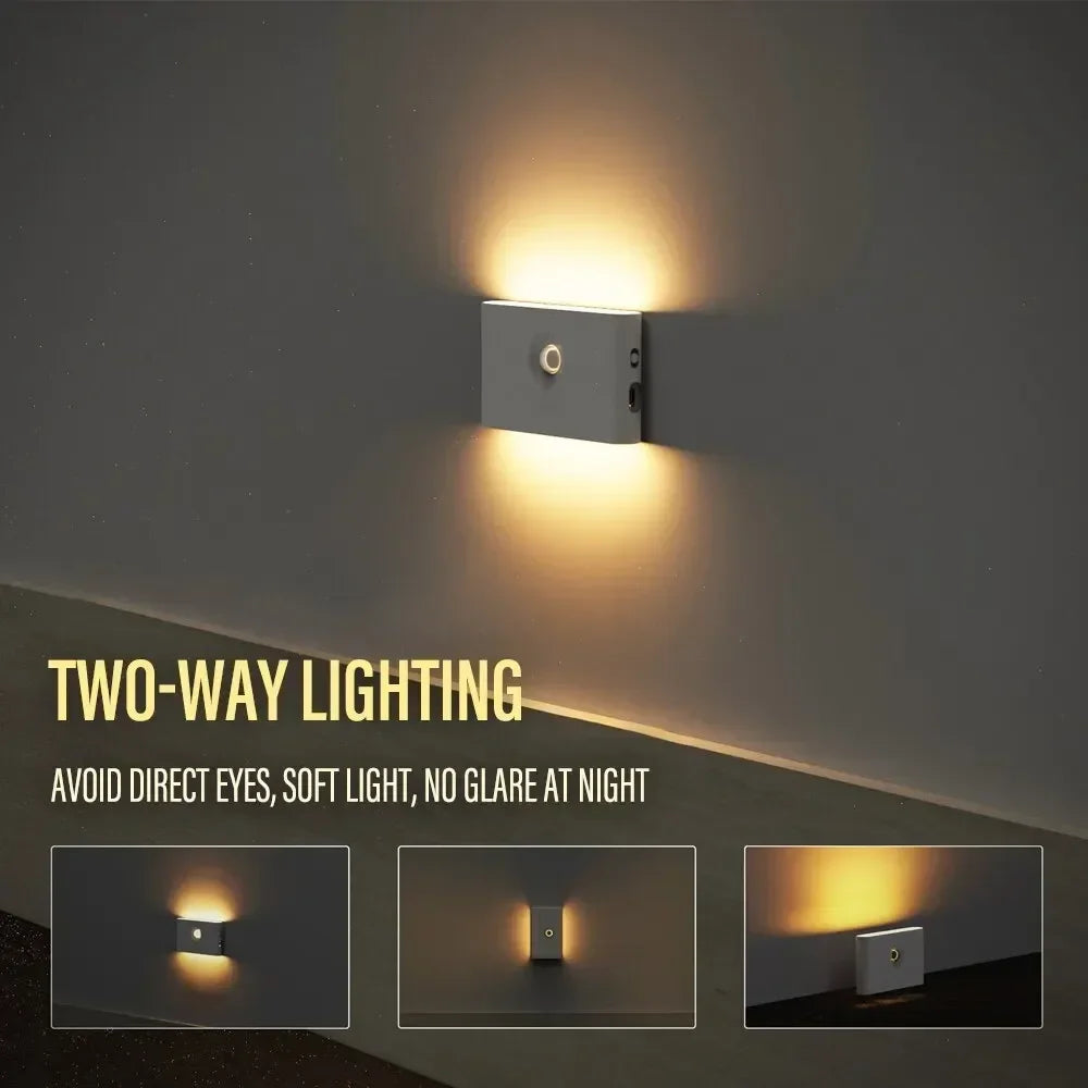 LED Induction Night Light | Wireless USB Charging | Motion Sensor