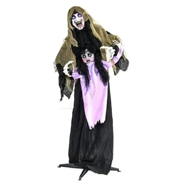 LED Halloween Vampire Decoration | Realistic Sculpt | Plastic Build |