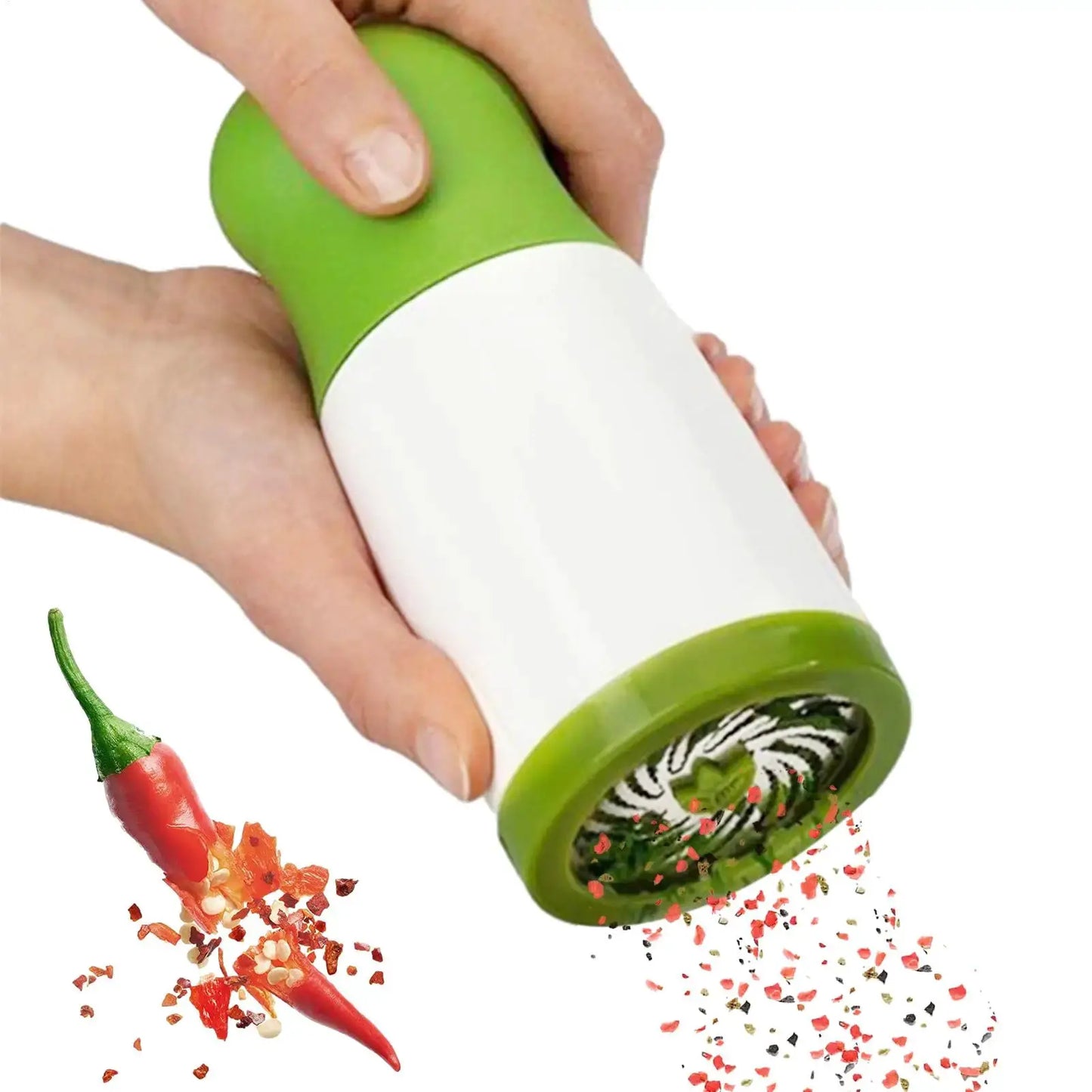 Manual Herb Grinder | Nylon Blade | ABS Stainless Steel Body | 1 Piece