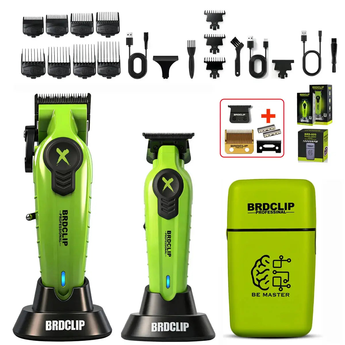 Hair Clipper Kit | 90 Min Battery Life | Stainless Steel Blades | FA1C FA1T FA1S