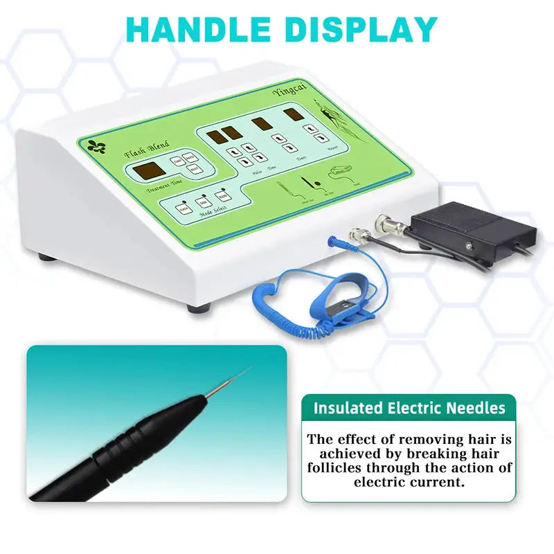 Portable Electrolysis Epilator | Electric Hair Removal | Painless Home Device