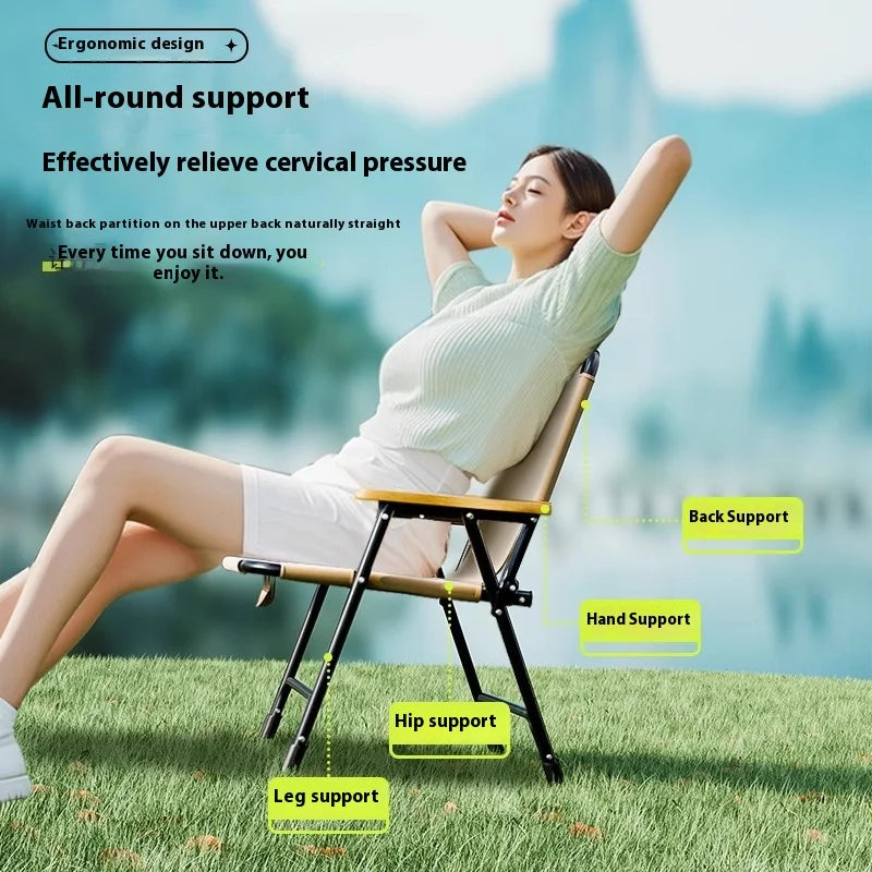 Outdoor Foldable Chair | Ultralight | Portable Beach Use | One Size
