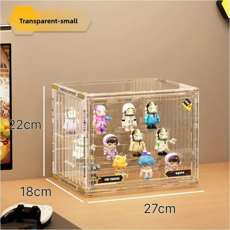 Three Layer Acrylic Display Rack Transparent Showcase Handmade Anime Car Model Blind Box Storage Box Jewelry Sorting Box from PriceLows™
