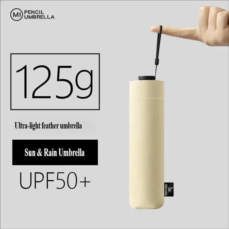 Ultralight Sun Umbrella | UV Protection | 5 Rib 3 Fold | Compact Design