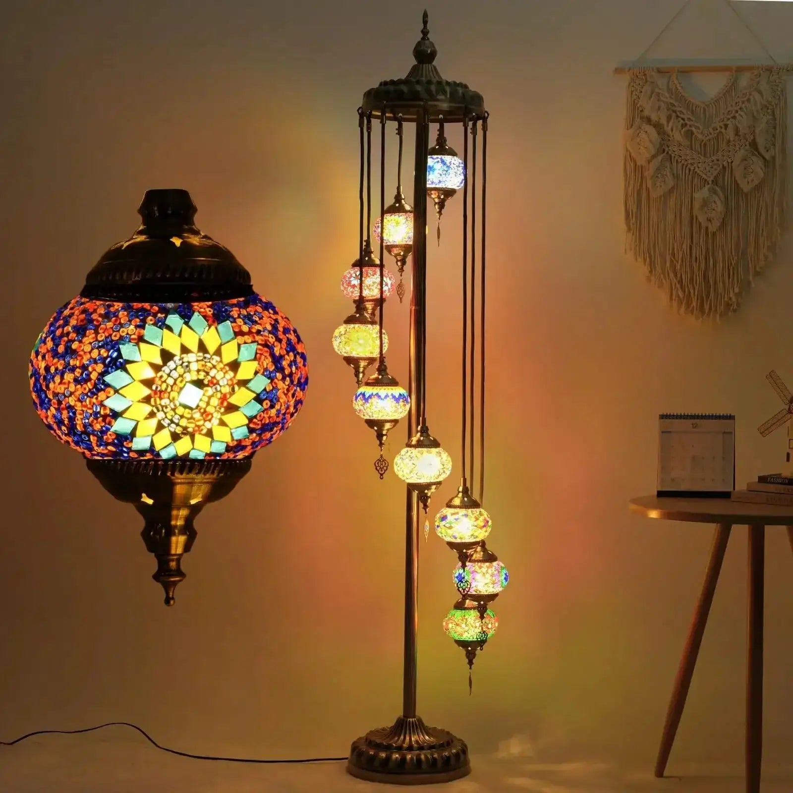 Turkish Moroccan Floor Lamp, Handcrafted Moroccan Style, Turkish Floor Light for Home Decor from PriceLows™