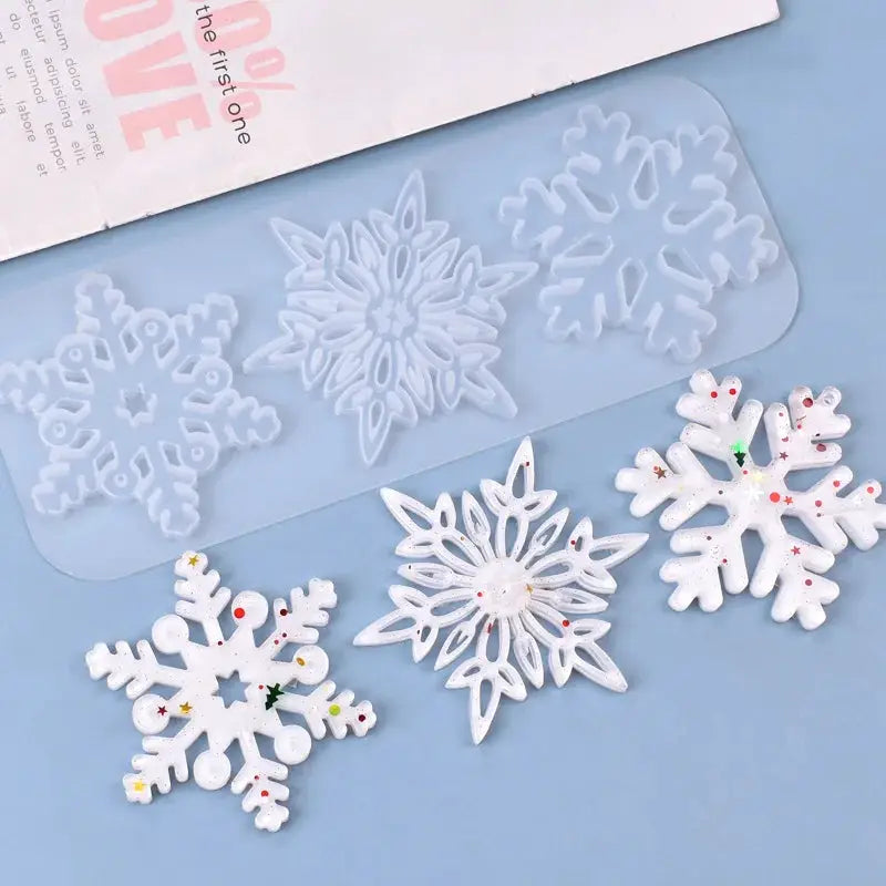 Silicone Mold | Snowflake Shape | UV Resin Compatible