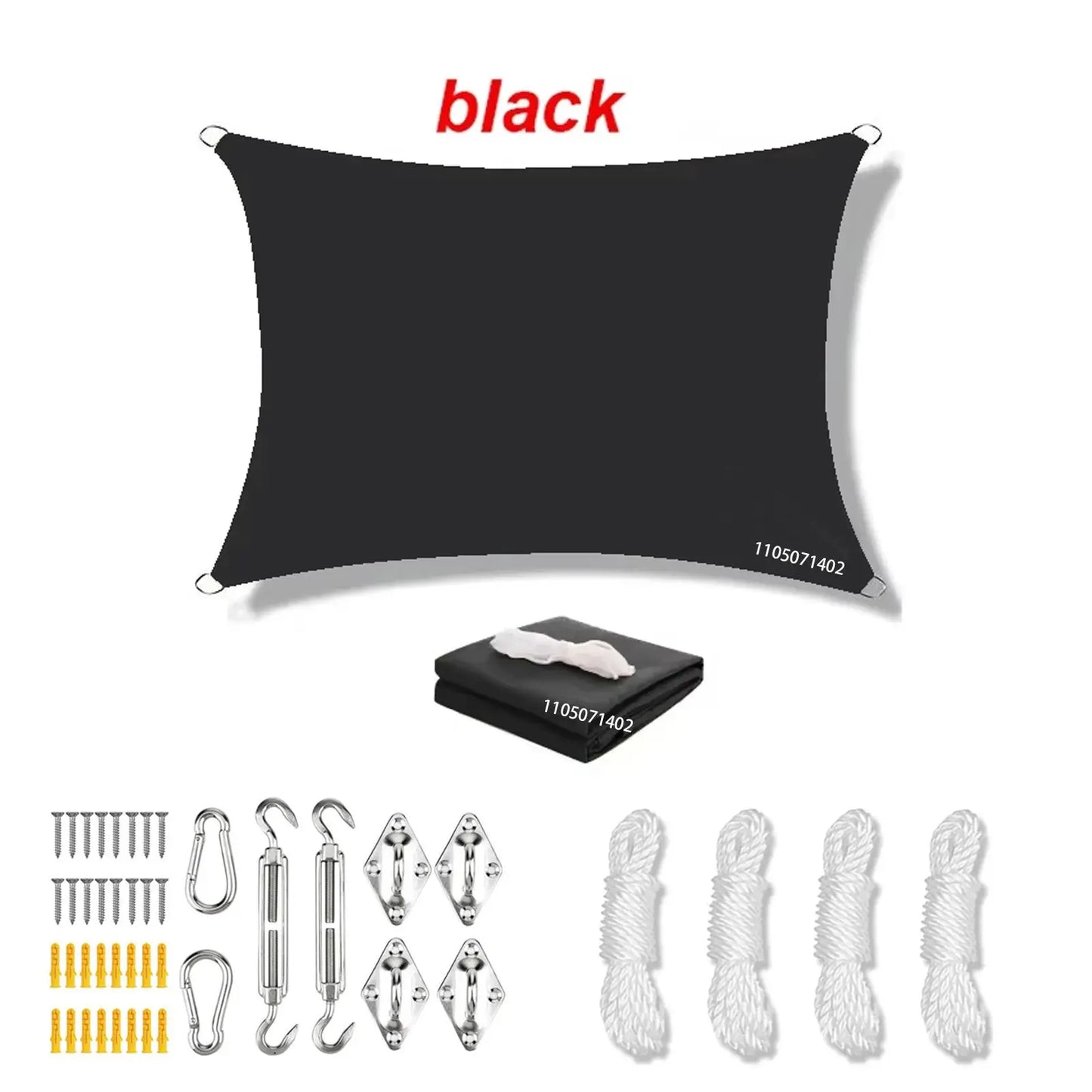 Oxford Sun Shade Sail | Waterproof Anti Uv | 3x3m And 4x5m Sizes