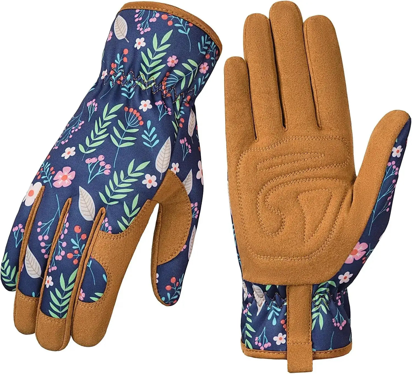 Gardening Gloves for Women - Leather Garden Gloves Thorn Proof, Outdoor Protective Working Gloves from PriceLows™