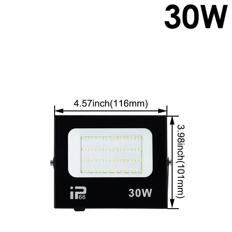 LED Flood Light | 200W IP66 Waterproof | 6500K Aluminum Housing