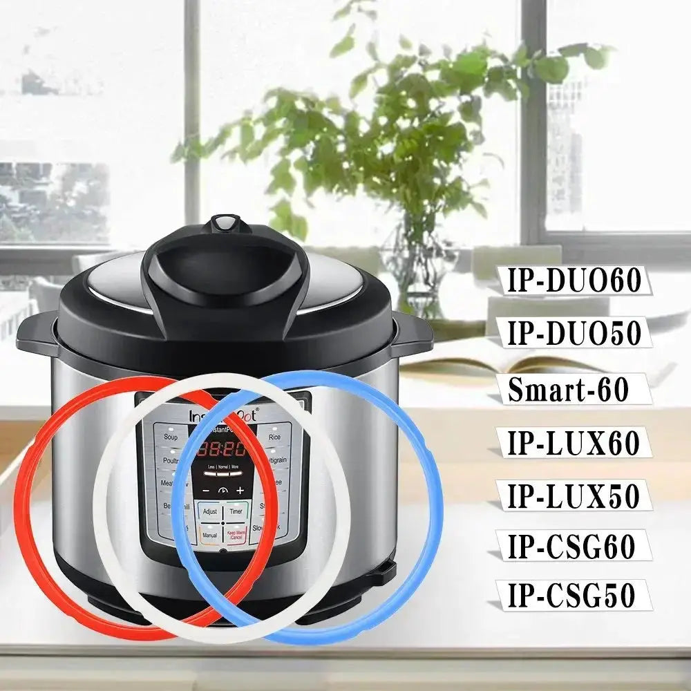 Instant Pot Sealing Ring | High Temperature Resistant | Multi-Size Compatible | 3QT 6QT 8QT 10QT