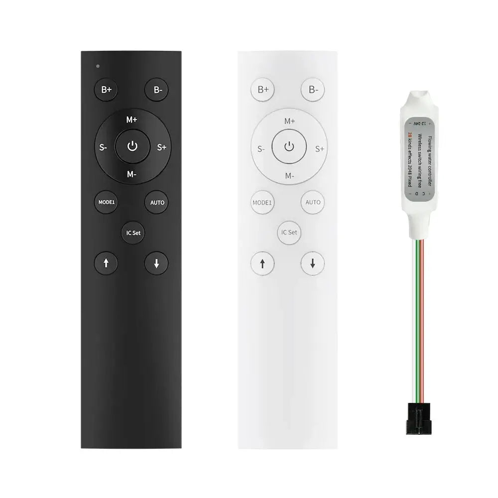 WS2811 1903 16703 Single Color LED Pixel Strip Horse Race Controller RF Wireless Remote Running Water Flow LED Controller 12-24V from PriceLows™