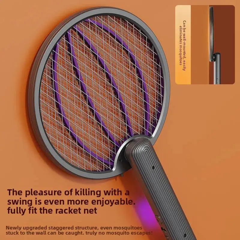 3Styles Electric Mosquito Swatter Rechargeable Mosquito Killer Lamp Wall Mounted Bug Zapper Racket for Home Bedroom Living Room from PriceLows™