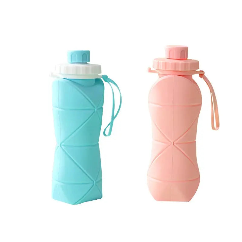Outdoor Silicone Folding Water Bottle Portable Retractable Cup Travel Tools Collapsible Sport Bottles For Hiking Trekking Tours from PriceLows™