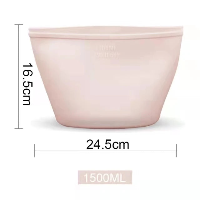 Reusable Silicone Food Storage Bags | Food Grade | Fridge Friendly | 1 Pack