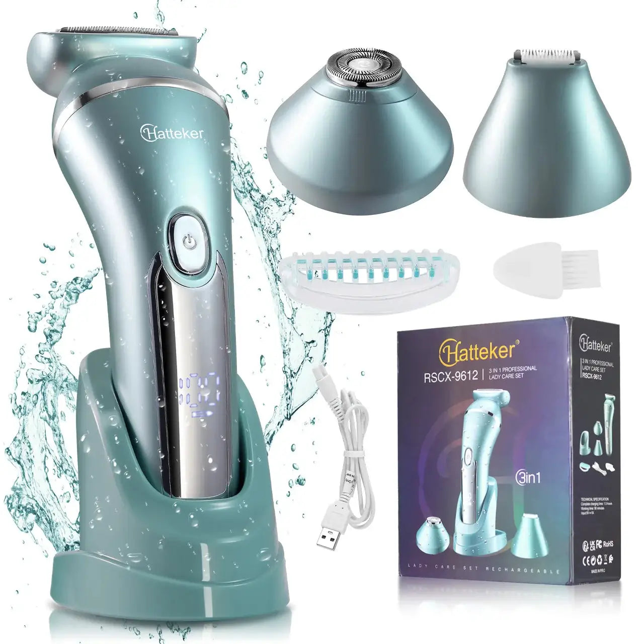 2-in-1 Epilator | IPX7 Waterproof | 90 Minute Runtime | For Women