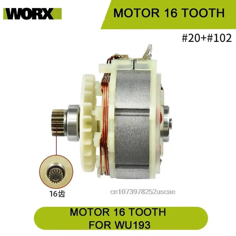 Orginal new Switch Driver motor reducer casing toothed wheel shell chuck parts for WORX WU193 Electric screwdriver from PriceLows™