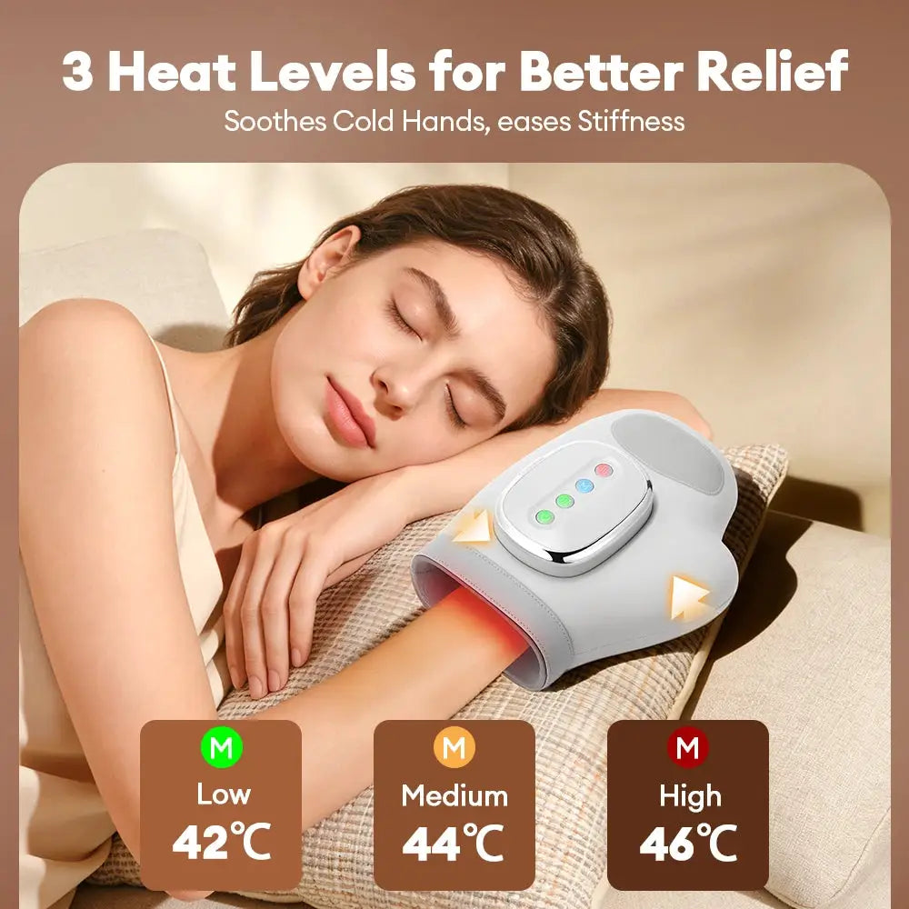 Electric Hand Massager | Airbag Compression | Palm And Finger Kneading