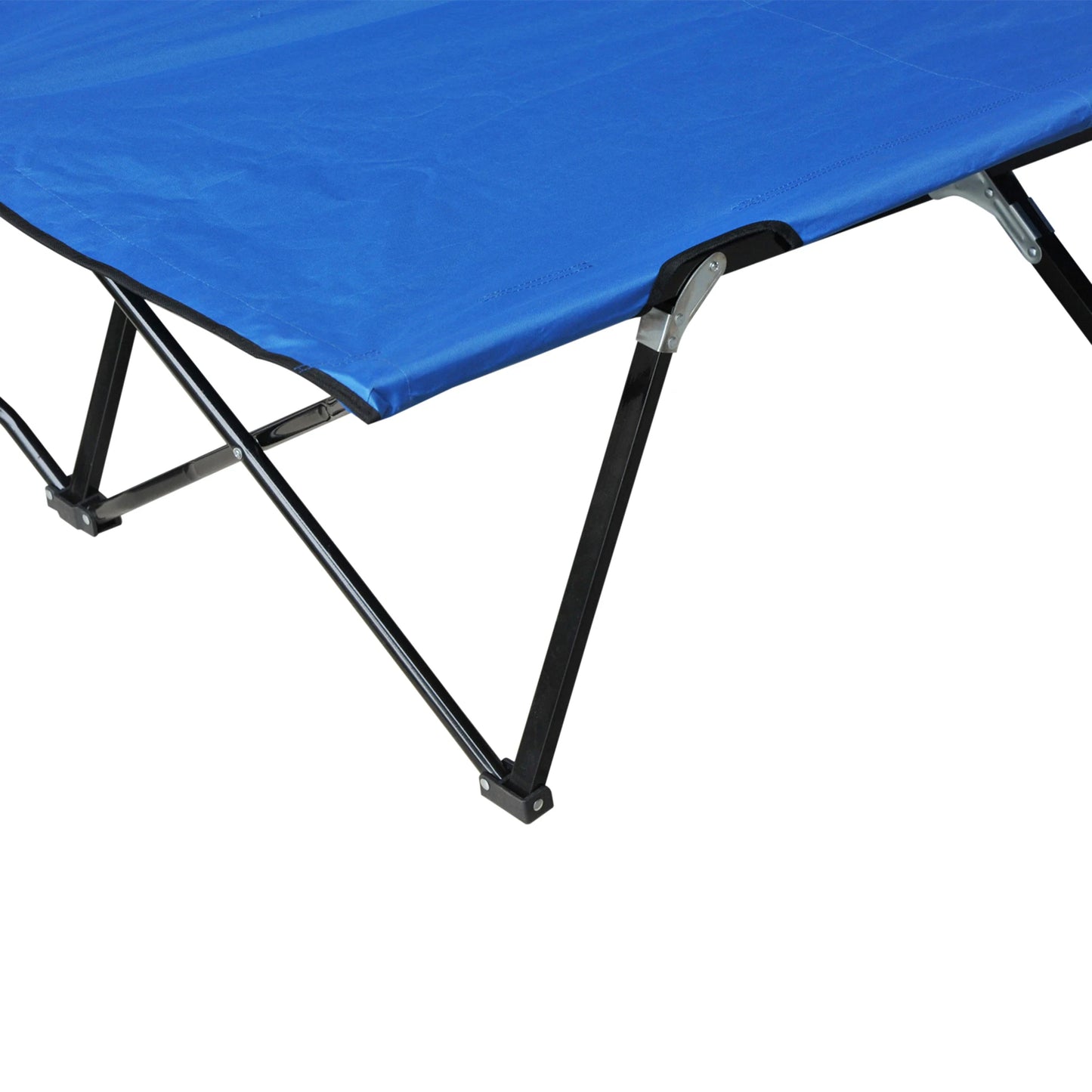 Camping Cot | Weight Capacity 300 Lbs | Foldable With Travel Bag | Blue