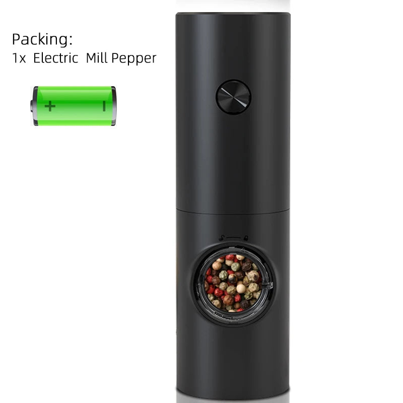 Electric Salt And Pepper Grinder | Battery Powered | Adjustable Coarseness