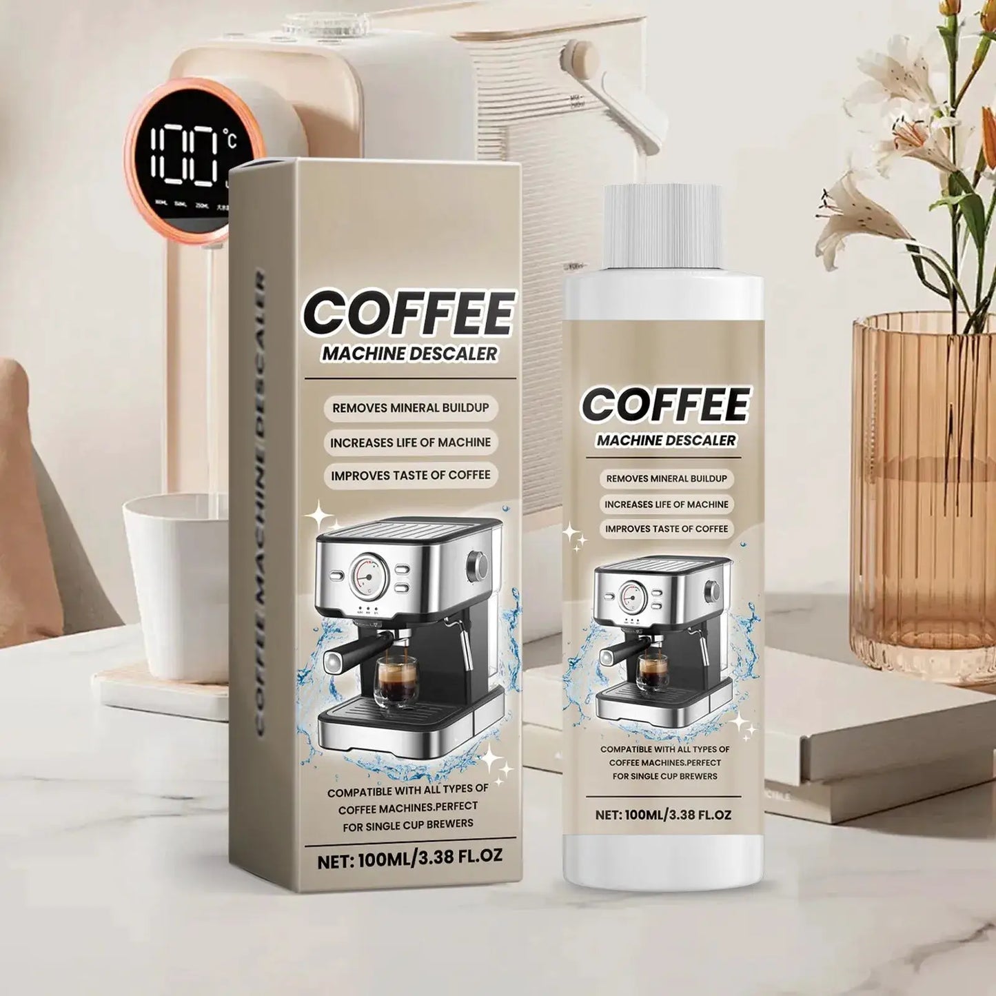 Coffee Machine Descaling Solution Descaling Agent Cleaning Agent Kitchen Supplies Universal from PriceLows™