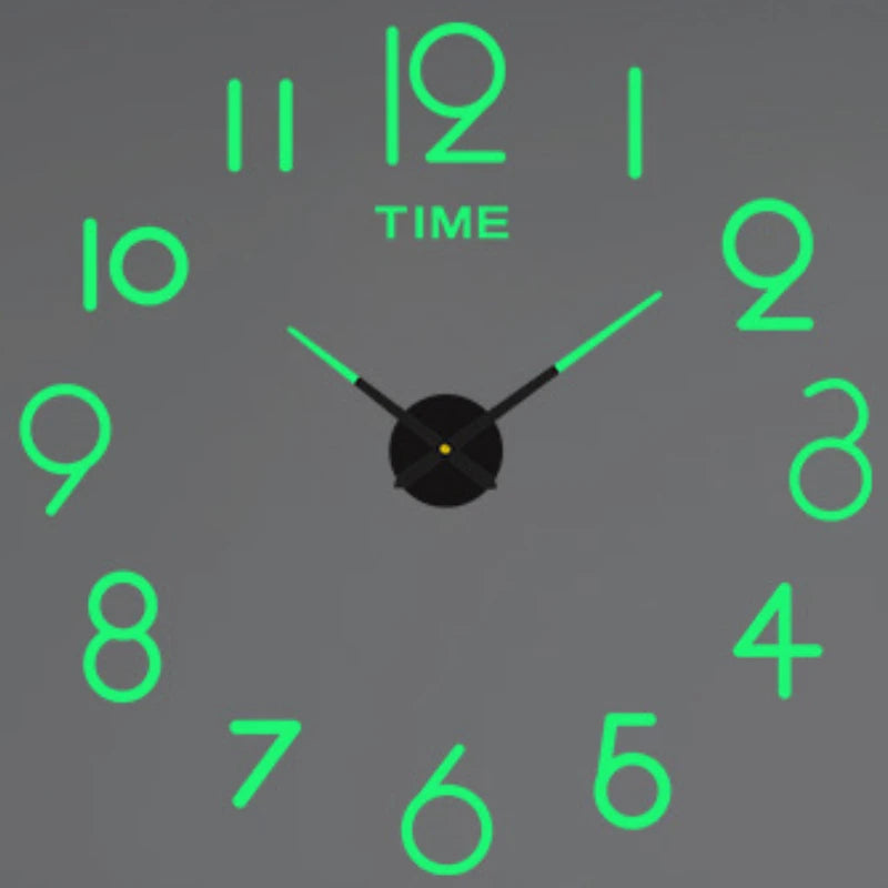 2023 Modern Design Large Wall Clock 3D DIY Quartz Clocks Fashion Watches Acrylic Mirror Stickers Living Room Home Decor Horloge from PriceLows™