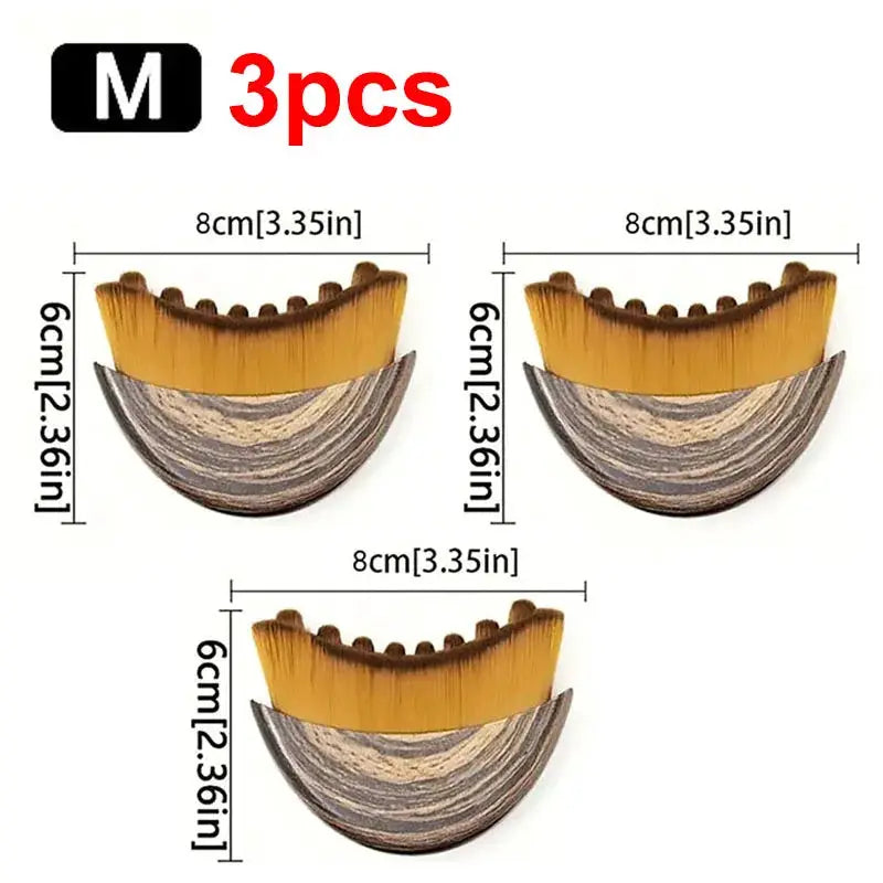Lymphatic Contour Face Brush | Rubber Material | Non Electric | One Unit
