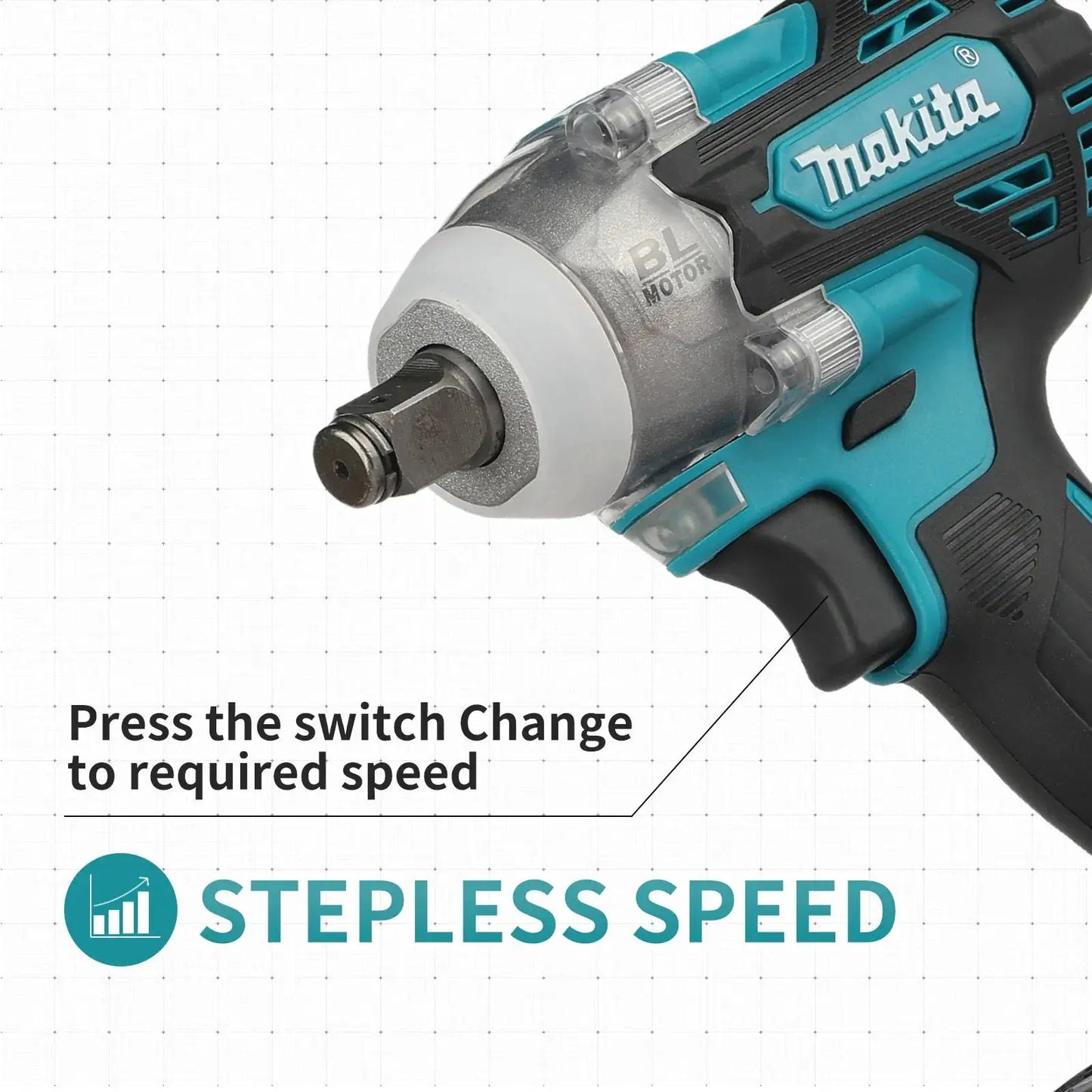 Makita DTW300 18V Tool Set Brushless Power Large Cordless Wrench 330Nm Torque Wind Cannon Remove Tire Lithium Auto Repair from PriceLows™