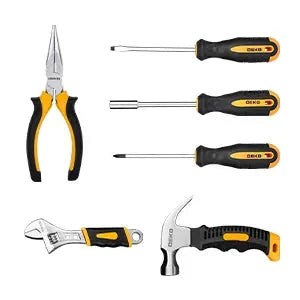 DEKO Household Hardware Tool Box 126PCS Tool Set with 8V Cordless Drill Electrician's Hardware Set Car Repairing Tools Woodwork from PriceLows™