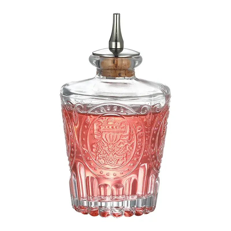 Vintage Cocktail Bitters Bottle with Dasher Top Professional Bar Accessory Bar Tool from PriceLows™