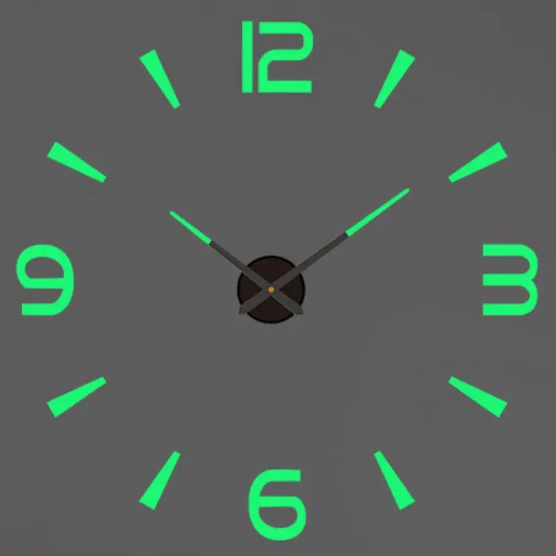 2023 Modern Design Large Wall Clock 3D DIY Quartz Clocks Fashion Watches Acrylic Mirror Stickers Living Room Home Decor Horloge from PriceLows™