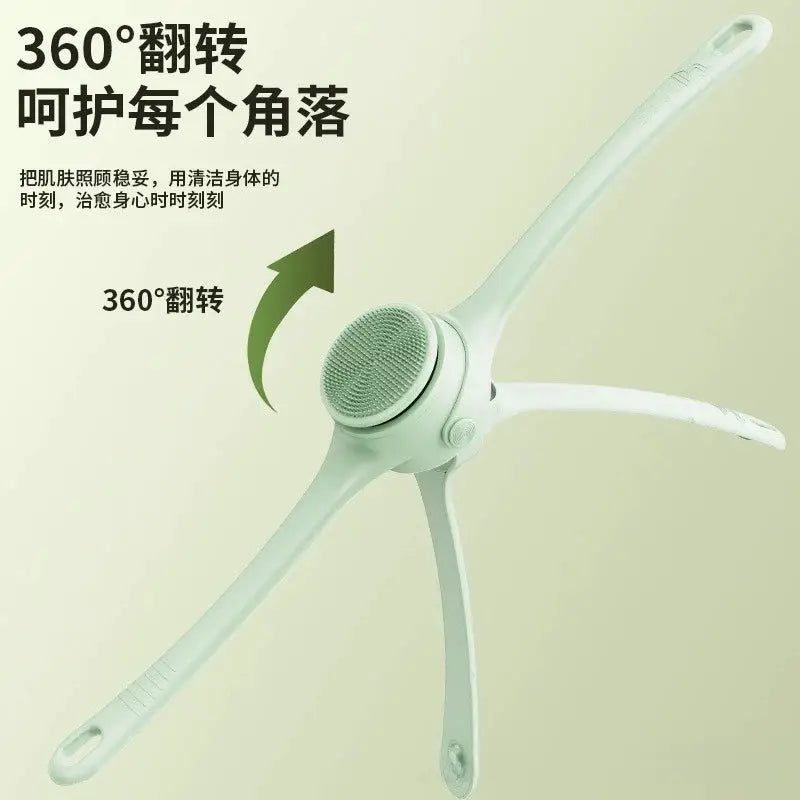 Electric Bath Brush | Long Handle | Automatic Back Scrub | All In One