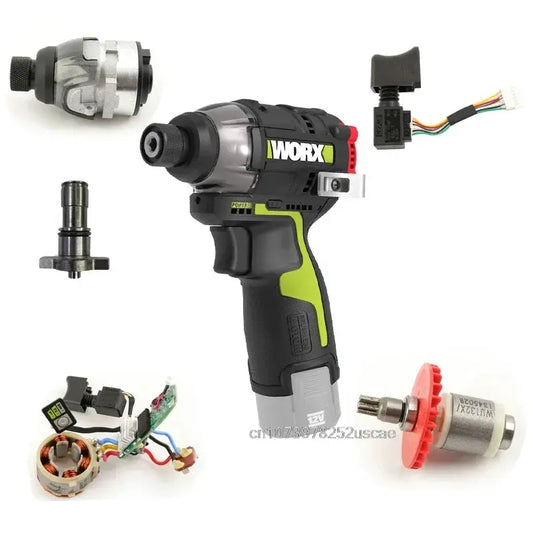 Orginal new Switch Driver motor reducer casing toothed wheel shell chuck parts for WORX WU132X Electric screwdriver[Non WU132] from PriceLows™