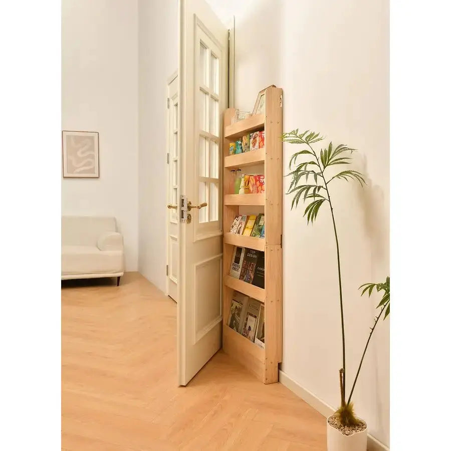 Solid Wood Bookshelf Bookcase Book Shelf Organizer for Books, Toy Storage Bookshelf Rack Wall for Kids and Adults Width 31.5in 8 from PriceLows™