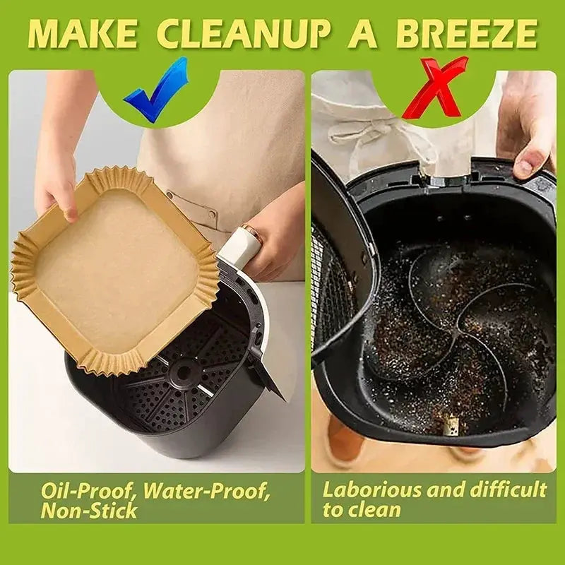 Air Fryer Paper Oven Paper Disposable Send Brush Non-Stick Airfryer Baking Papers Liners Parchment Paper for Baking Microwave from PriceLows™