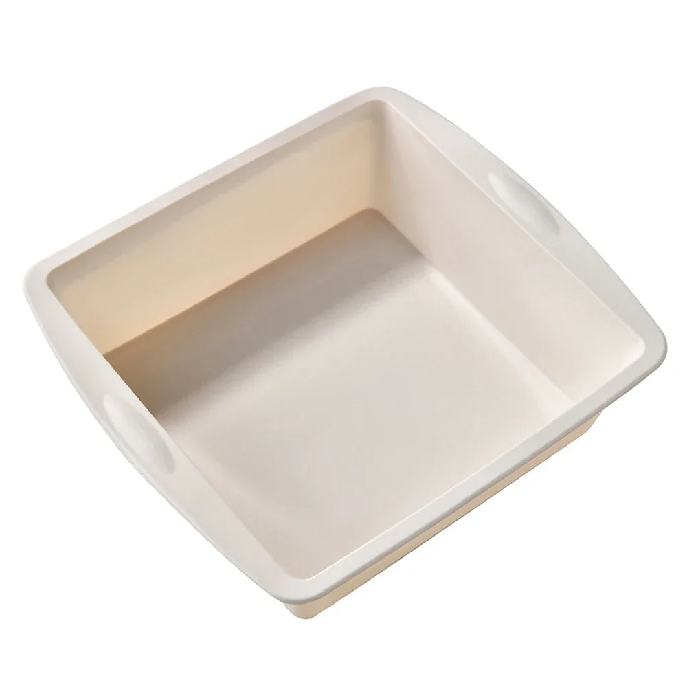 Silicone Square Cake Plate | Nonstick | Oven And Air Fryer Safe