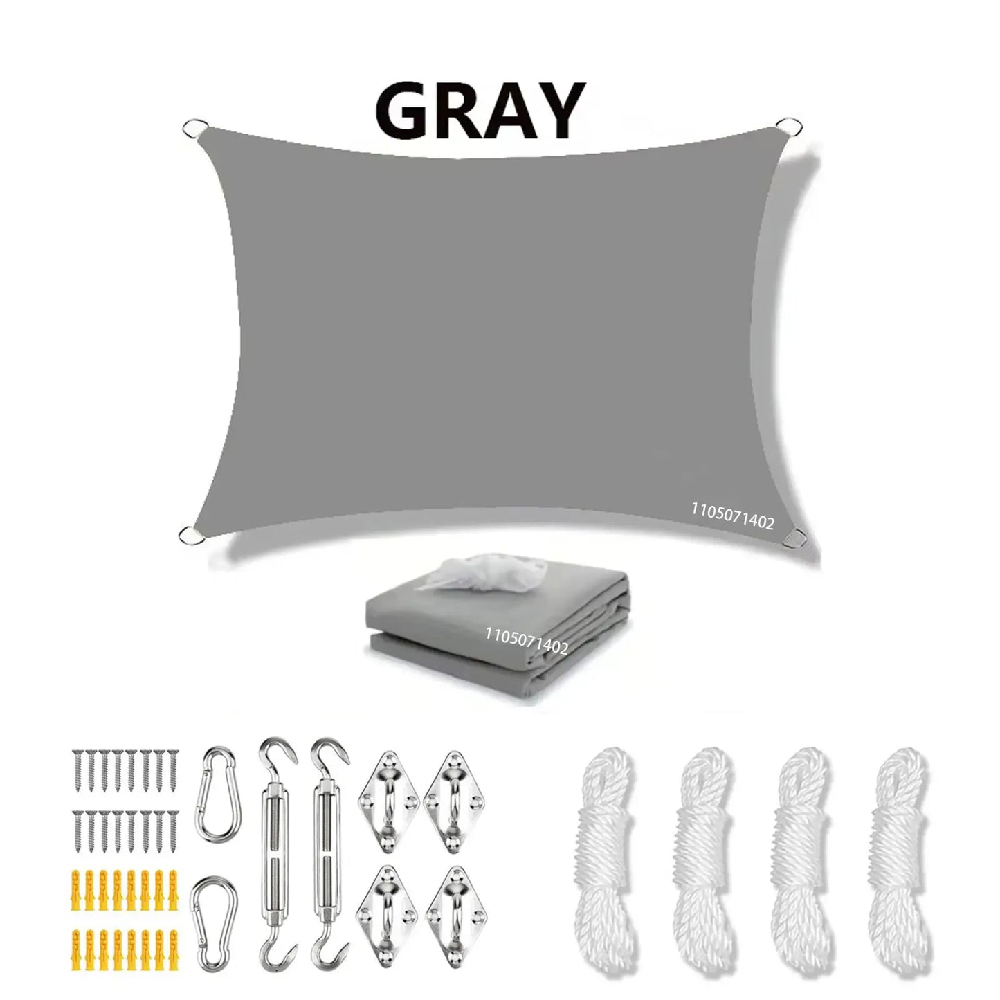 Oxford Sun Shade Sail | Waterproof Anti Uv | 3x3m And 4x5m Sizes