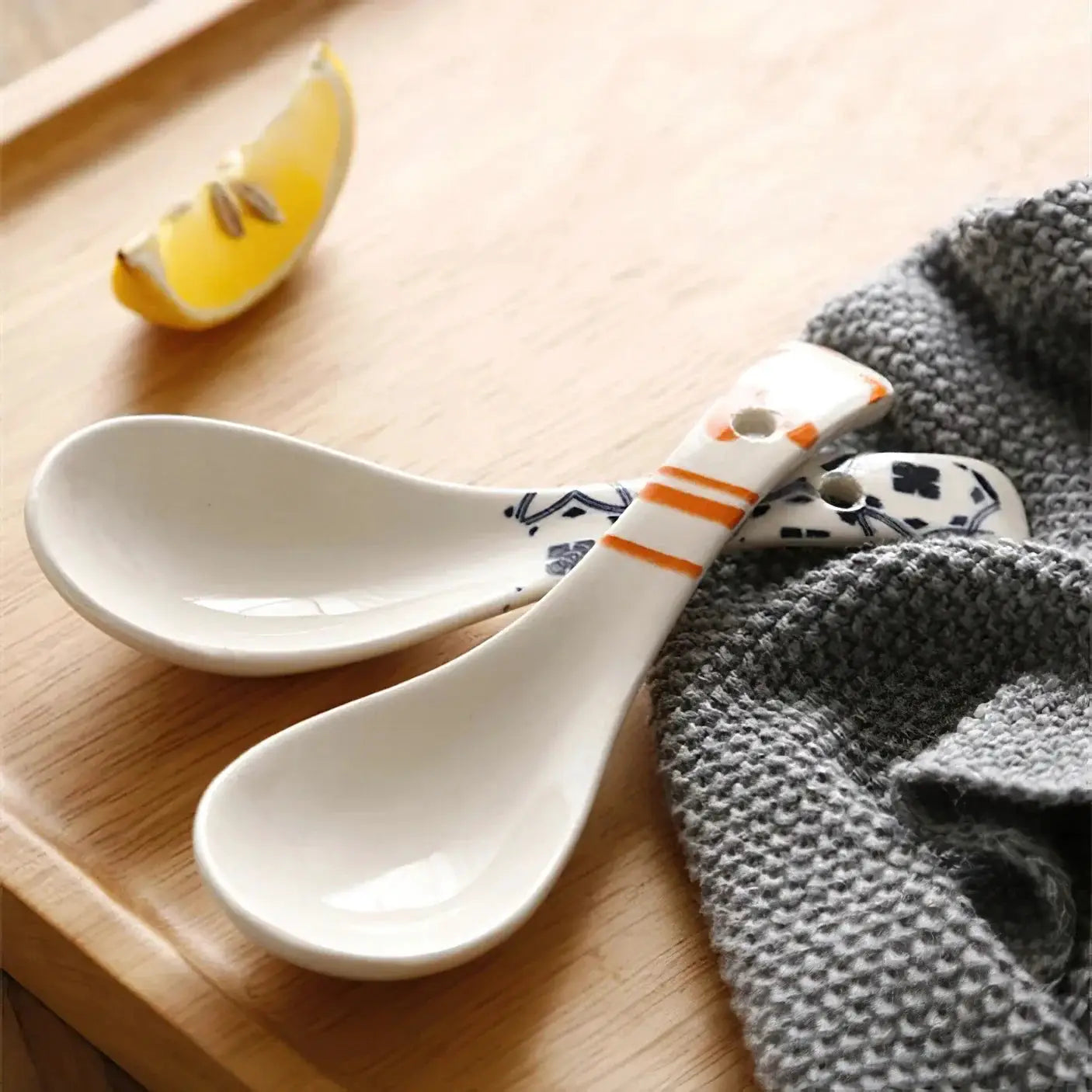 1Pcs Ceramic Spoon Multi-Function Glaze Porcelain Japanese Scoop Porridge Soup Spoon Tableware Restaurant Household Kitchenware from PriceLows™