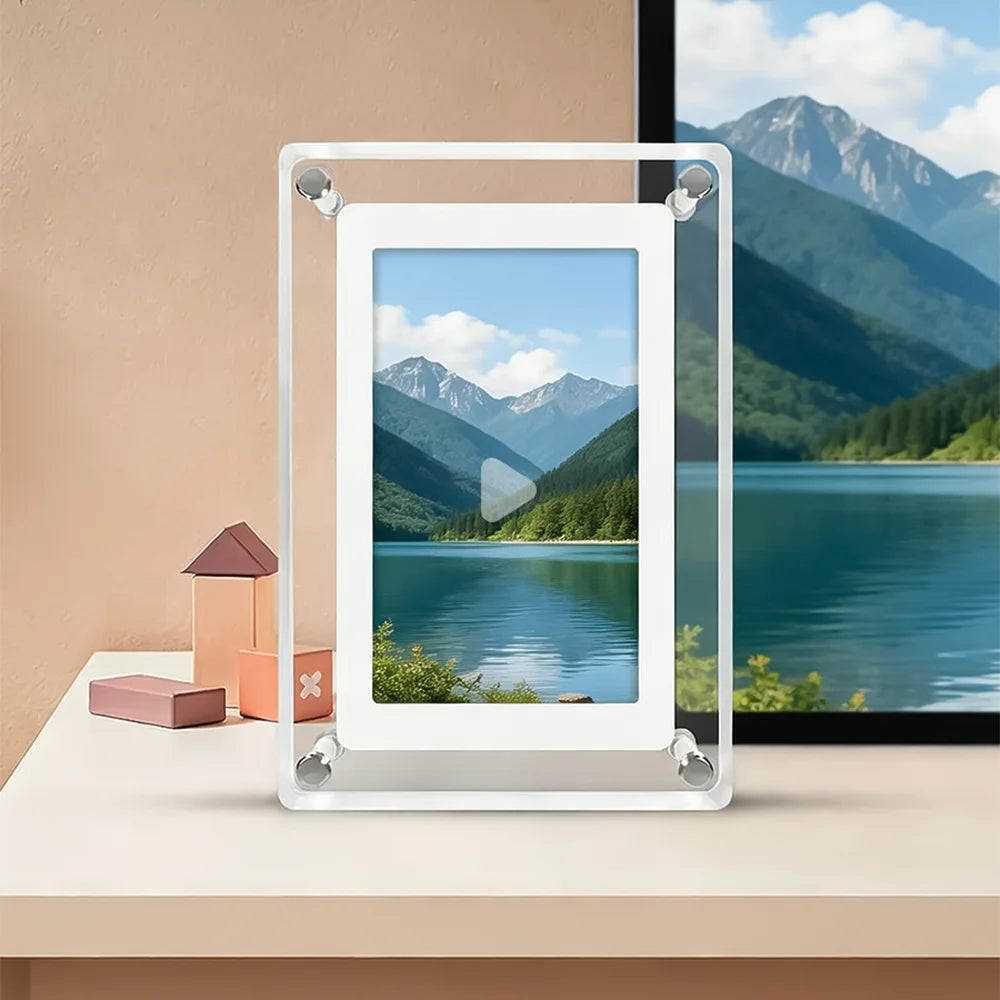 Digital Photo Frame | 5 Inch IPS Display | 4GB Built-in Memory | 1024x768