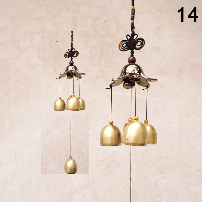 Antique Wind Chime Copper Yard Garden Outdoor Living Decoration Metal Wind Chime from PriceLows™