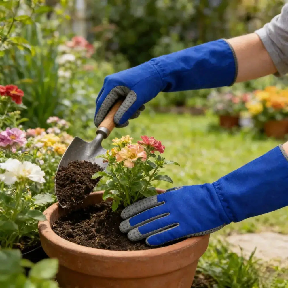 Ladies Thorn Proof Gardening Gloves Long Gauntlet Heavy Duty Garden Gloves, Elbow Length Women Leather Rose Pruning Glove For Yard Work Planting Protection from PriceLows™